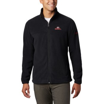 Columbia Collegiate Flanker III Fleece - Georgia, Chamarras Negros Para Hombre | 730948-OJA